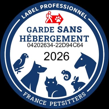 Label Professionnel France Petsitters — Garde sans hébergement 2026